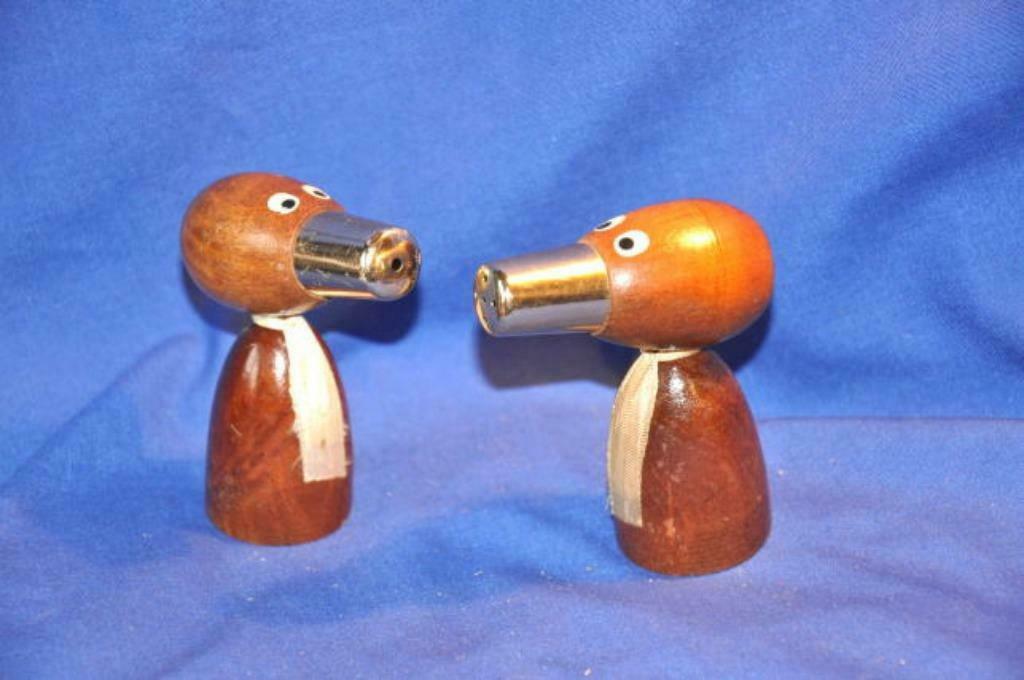 § saliere et poivriere originale canard, Collections, Enlèvement ou Envoi, Utilisé