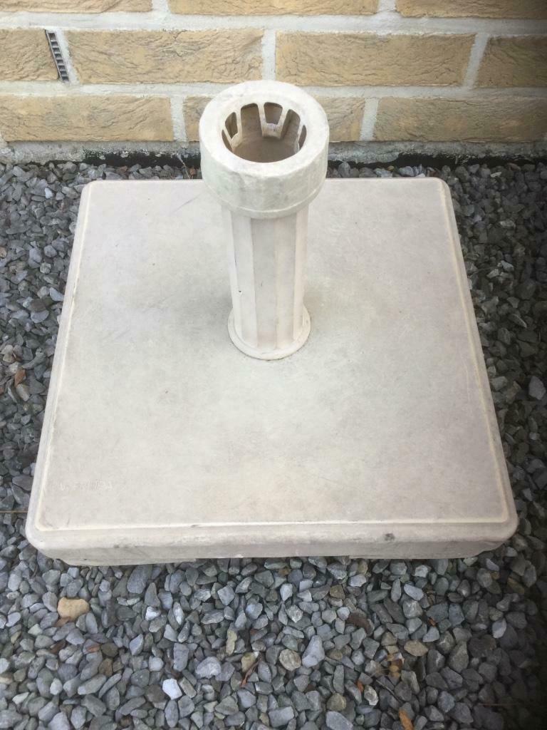Heel stevige parasolvoet beton gevuld, Tuin en Terras, Ophalen, Gebruikt, Parasolvoet