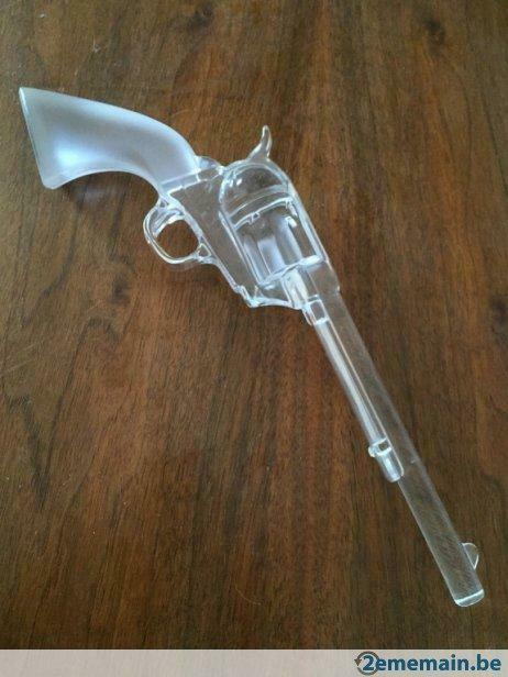 rare Revolver Colt PeaceMaker en Cristal 24% Pb, Antiek en Kunst