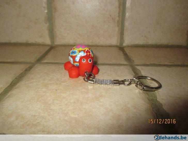sleutelhanger schildpadje, Ophalen of Verzenden, Gebruikt