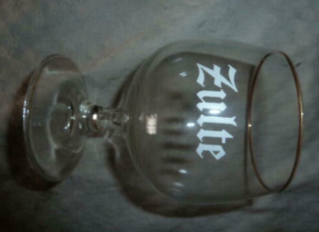 bier glas ZULTE brouwerij Anglo Belge - Zulte, Ophalen of Verzenden, Gebruikt, Bierglas