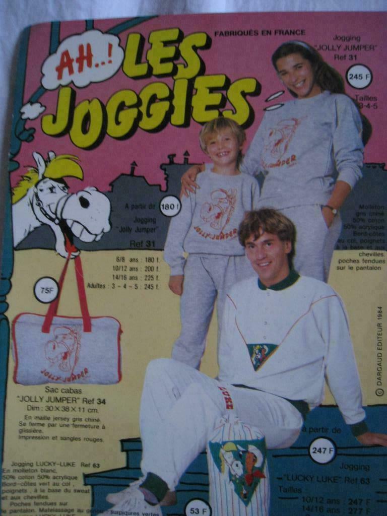 BD morris lucky luke flyer publicite 1985 vetement, Livres, Neuf, Enlèvement ou Envoi, Une BD, Morris