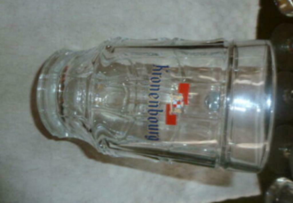 #B bier glas / pul KRONENBOURG International Beer 0,5L, Enlèvement ou Envoi, Neuf, Verre à bière
