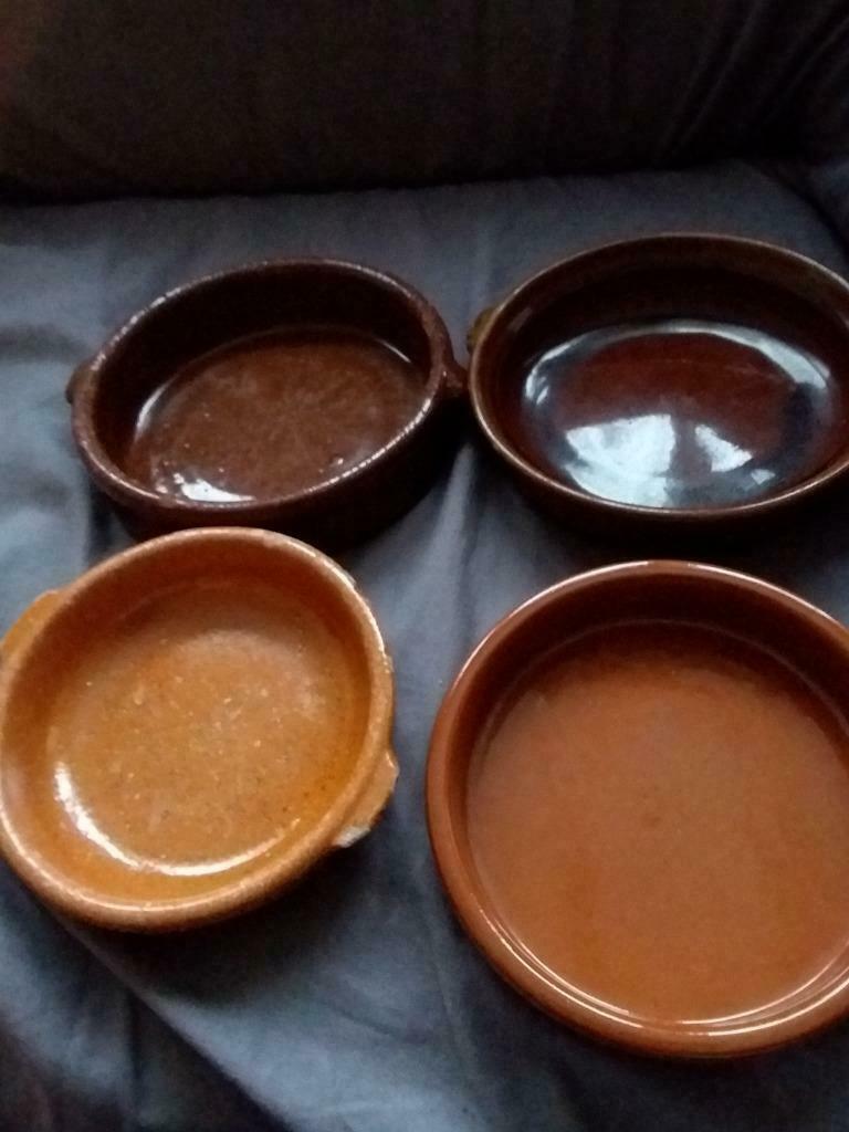 Schalen in aardewerk, Ophalen, Gebruikt, Schaal of Schalen, Effen