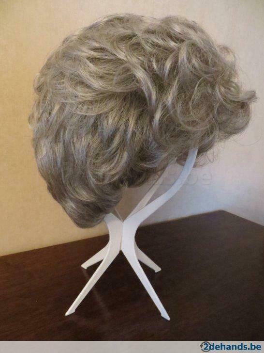 Grijze pruik, Ophalen of Verzenden, Nieuw, Pruik of Haarverlenging