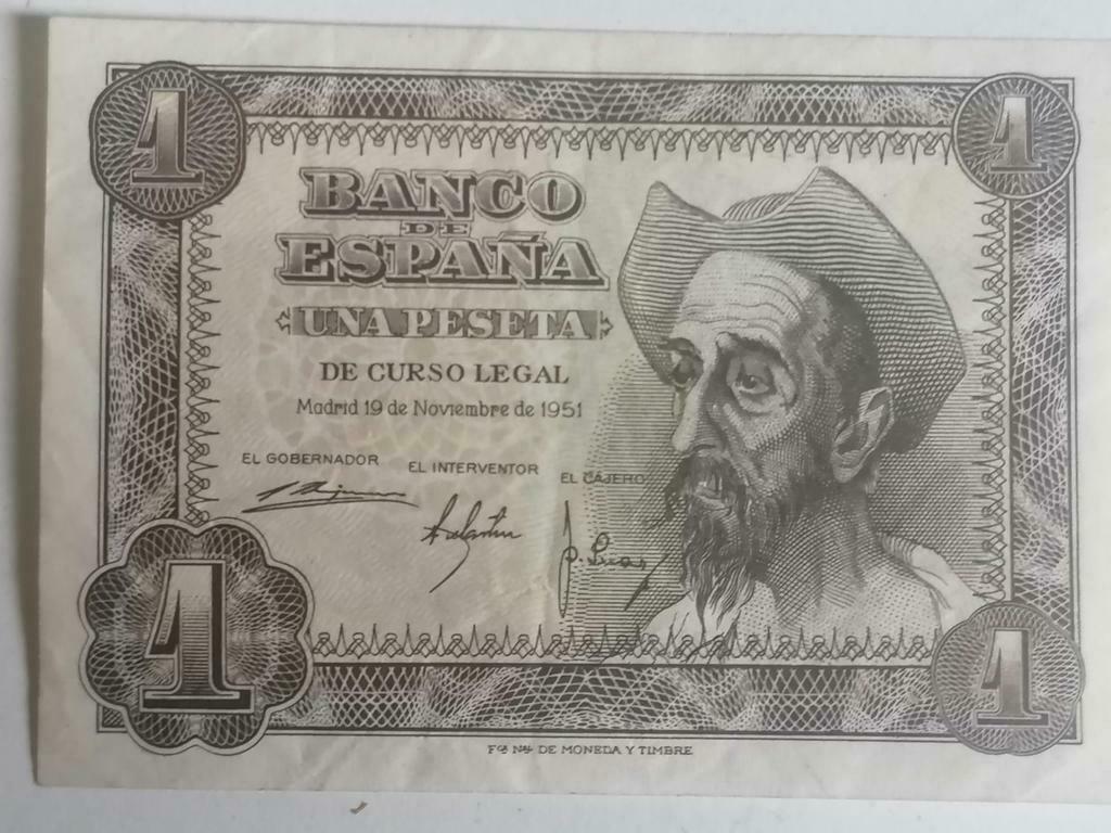 Espagne 1 Pesetas 1951 UNC, Autres pays, Billets en vrac