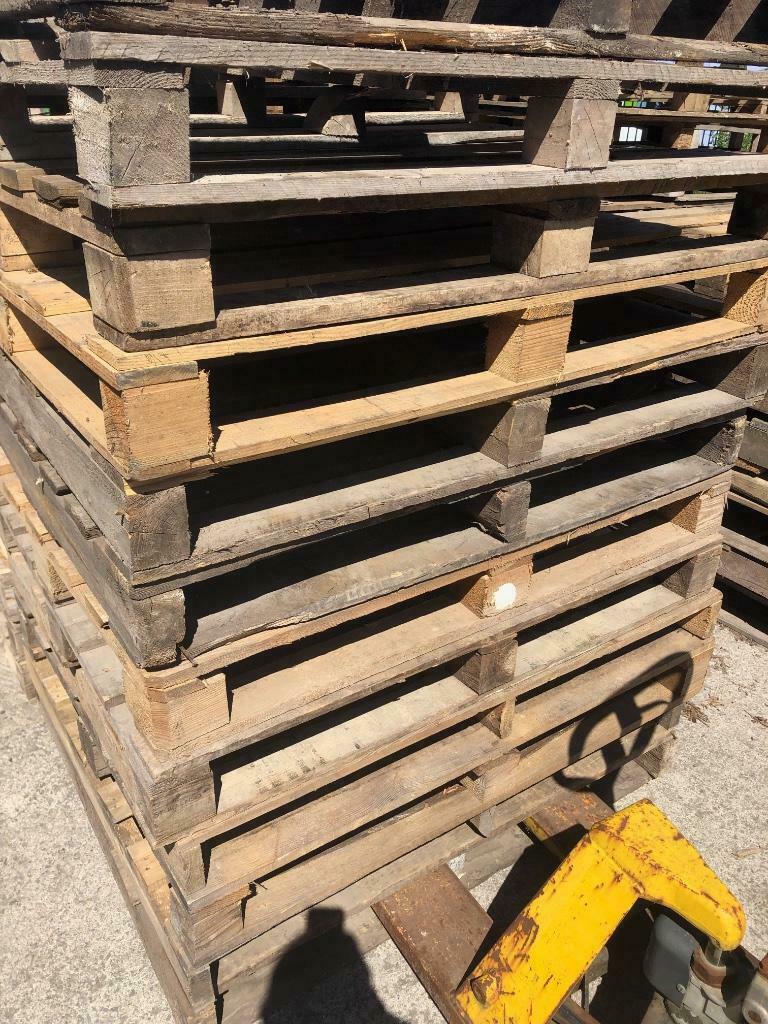 PALETTES 100X120 CM EN BOIS, Bricolage & Construction, Bois & Planches, Enlèvement ou Envoi, Utilisé, Pin, Palette