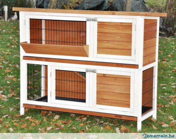 Clapier XXL abri lapin clapier double rongeur QUALITE, Envoi, Neuf