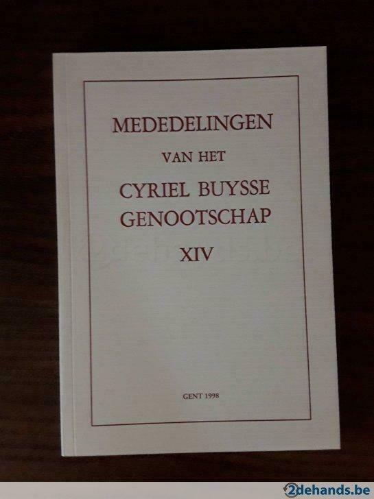 Mededelingen van het Cyriel Buysse Genootschap XIV, Boeken, Ophalen of Verzenden, Nieuw, Overige typen
