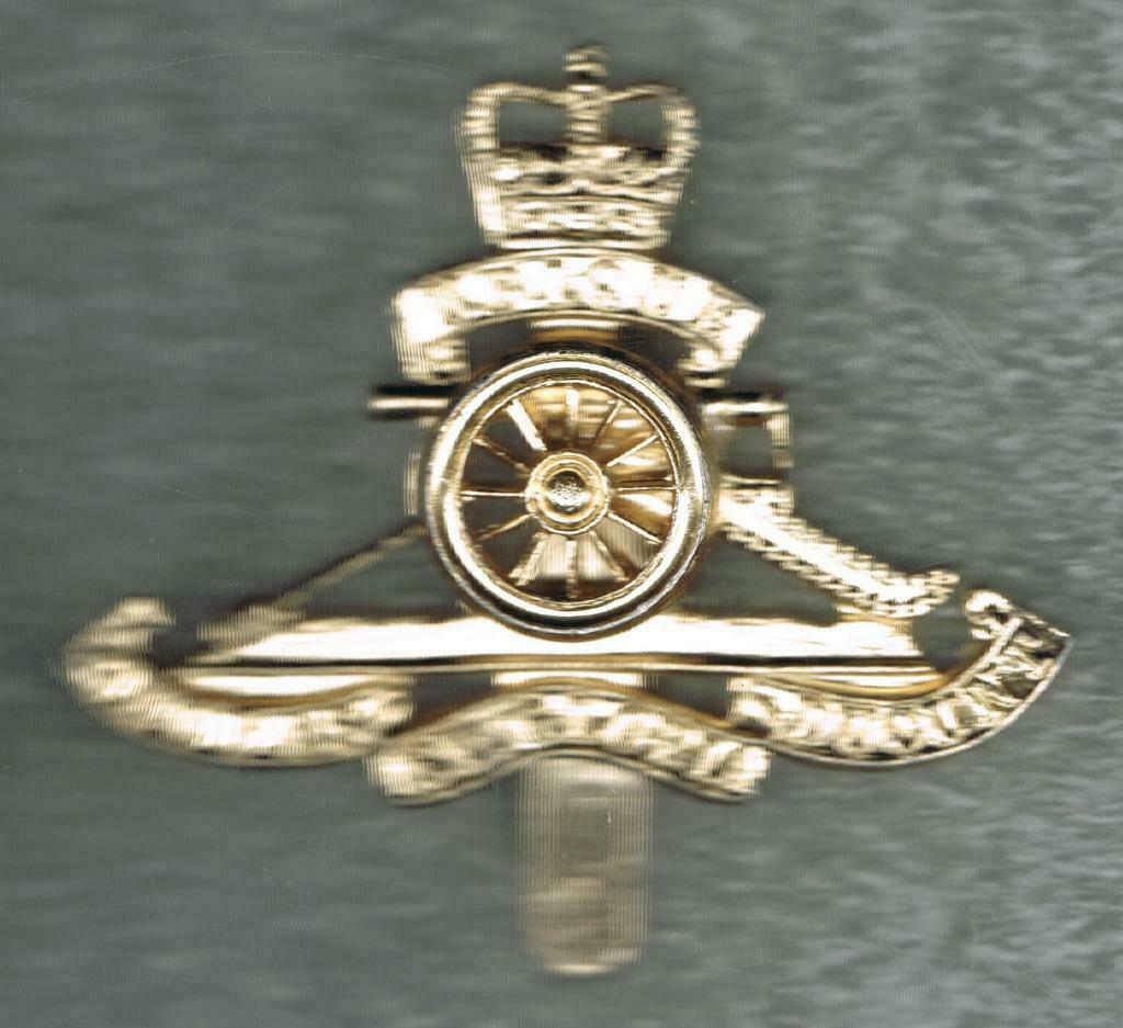 Insignia Royal Regiment Artillery ( DIV 59 ), Enlèvement ou Envoi, Armée de terre, Emblème ou Badge