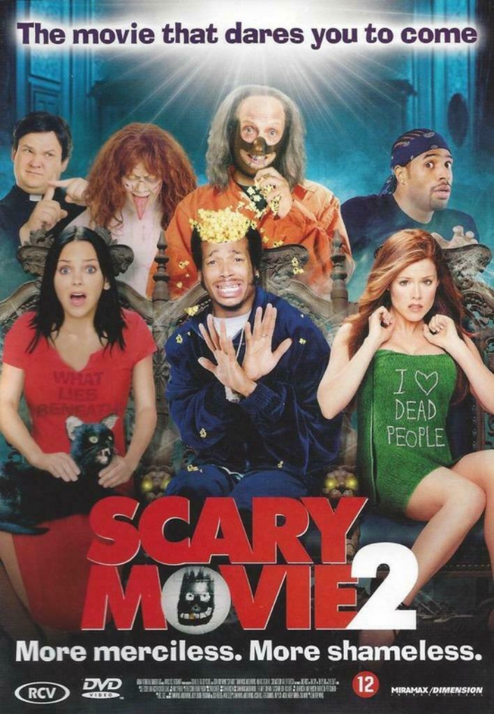Dvd - Scary movie 2, Vanaf 12 jaar, Ophalen of Verzenden, Zo goed als nieuw