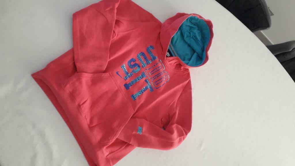 Hoodie Nike Roze met print Maat146-156, Garçon ou Fille, Enlèvement ou Envoi, Pull ou Veste, Comme neuf