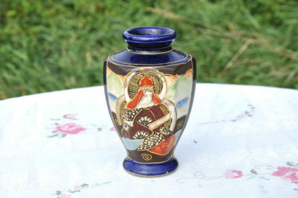 §  vase faience satsuma a facettes, Antiquités & Art, Antiquités | Vases, Enlèvement ou Envoi