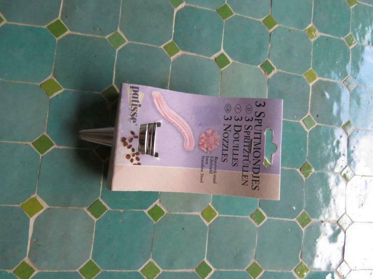 Spuitmondjes inox kartel set van 3, Ophalen of Verzenden, Nieuw