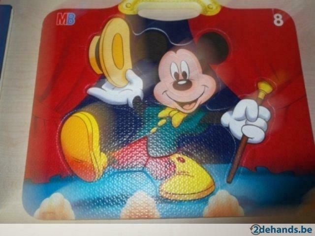 Foam Puzzel Mickey Mouse 8 stuks, Utilisé