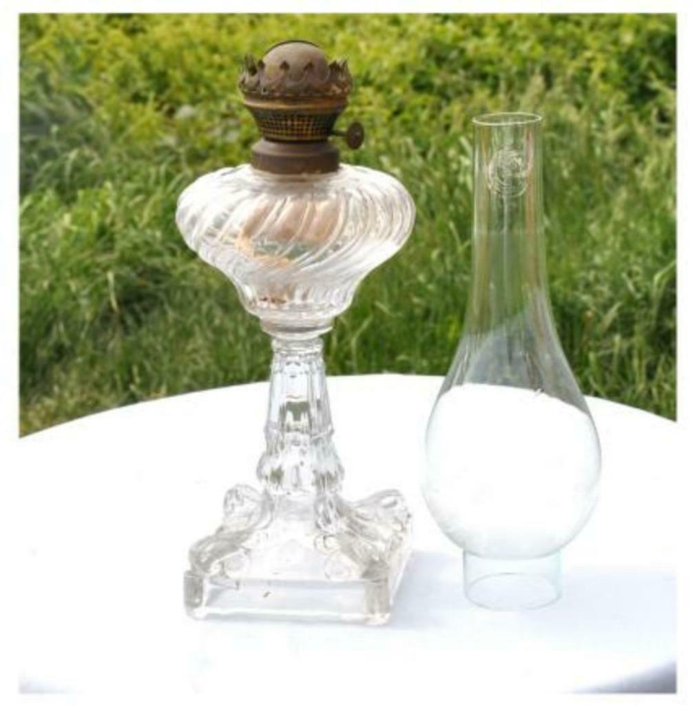 §lampe a pétrole en verre, Enlèvement