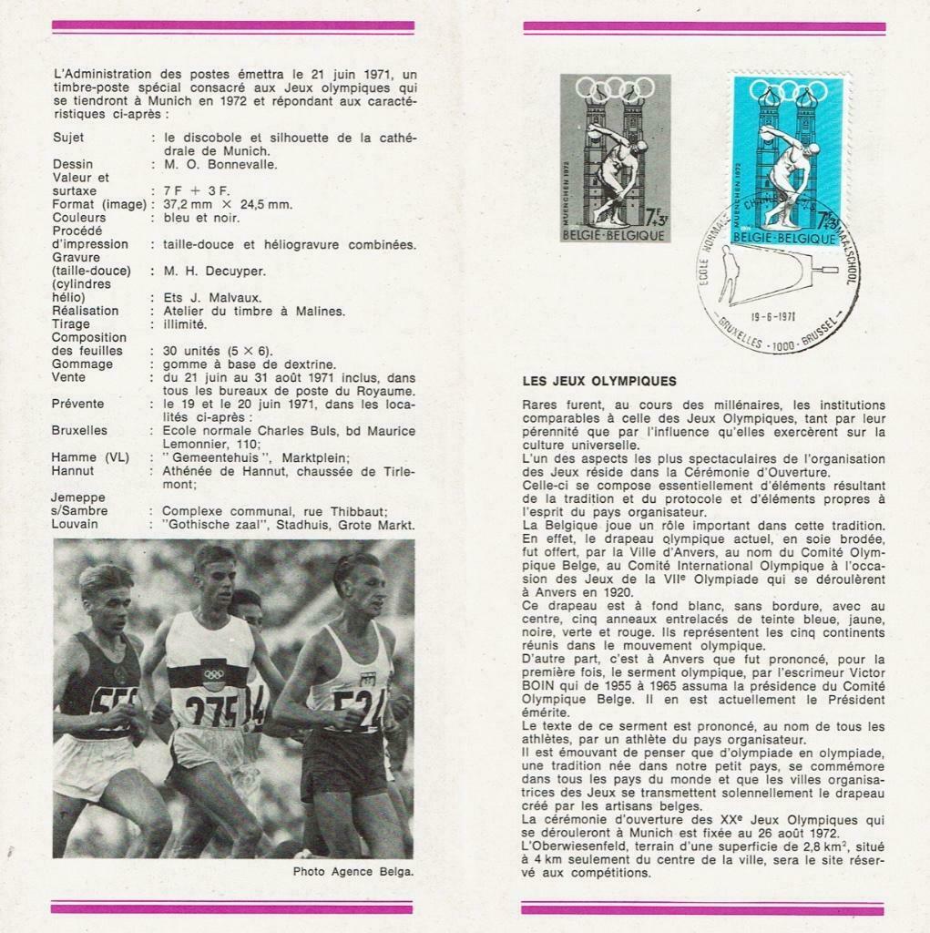 FDC 1590, Envoi, Oblitération 1er jour, Jeux olympiques