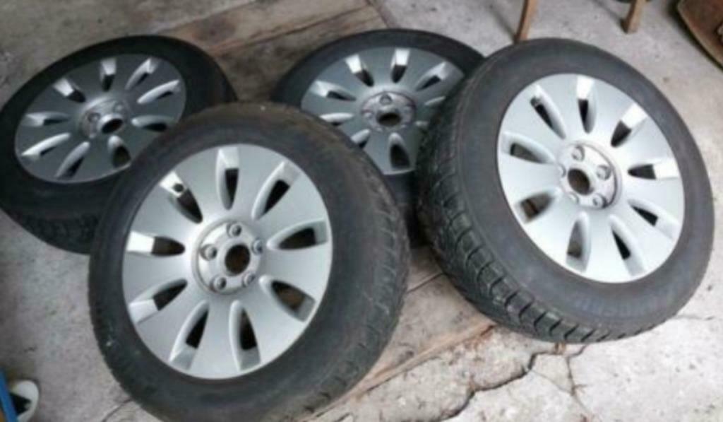 4 originele Audi A3 16 inch lichtmetalen velgen (5 × 112), Auto-onderdelen, Overige Auto-onderdelen, Audi, Seat, Volkswagen, Skoda