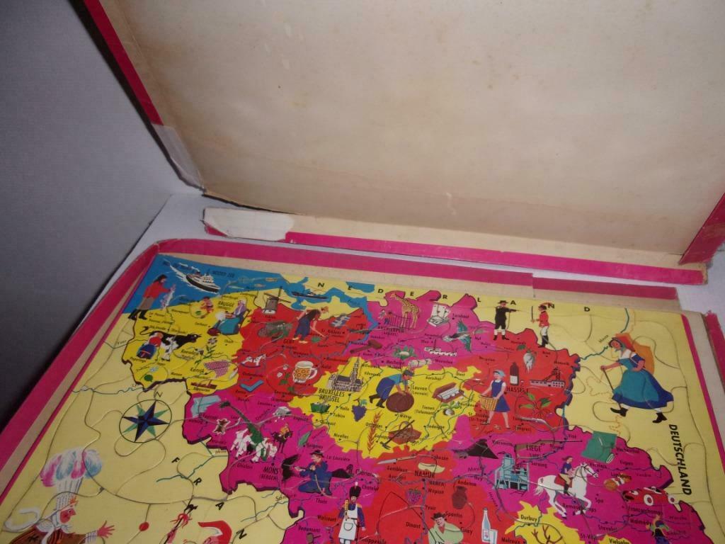 ancien puzzle de Belgique, Antiquités & Art, Enlèvement ou Envoi