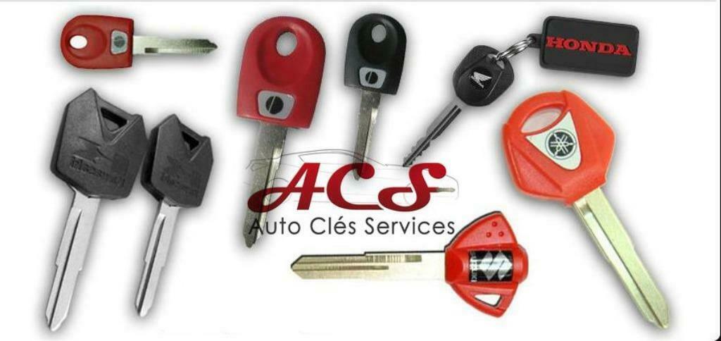 Copie double de clé codée noire Yamaha Suzuki Kawasaki, Motoren, Ophalen of Verzenden, Nieuw