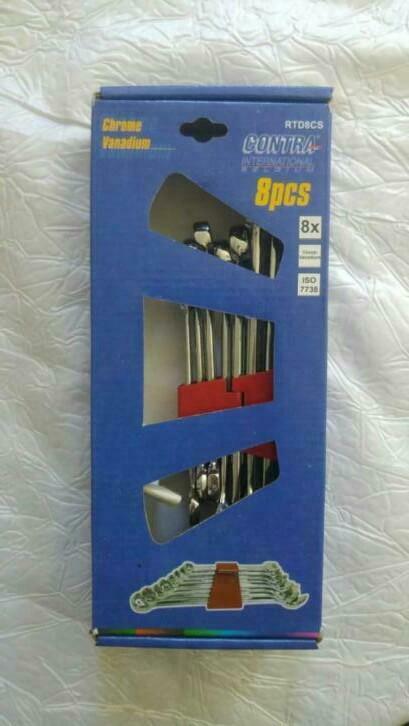 Jeu des 9 clés mixtes chrome vanadium contra belgium, Enlèvement ou Envoi, Comme neuf