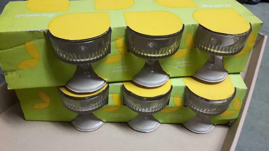 Glazen op voet, 11 stuks (Bormioli) Nieuw!, Verzamelen, Glas en Drinkglazen, Ophalen, Nieuw, Overige typen