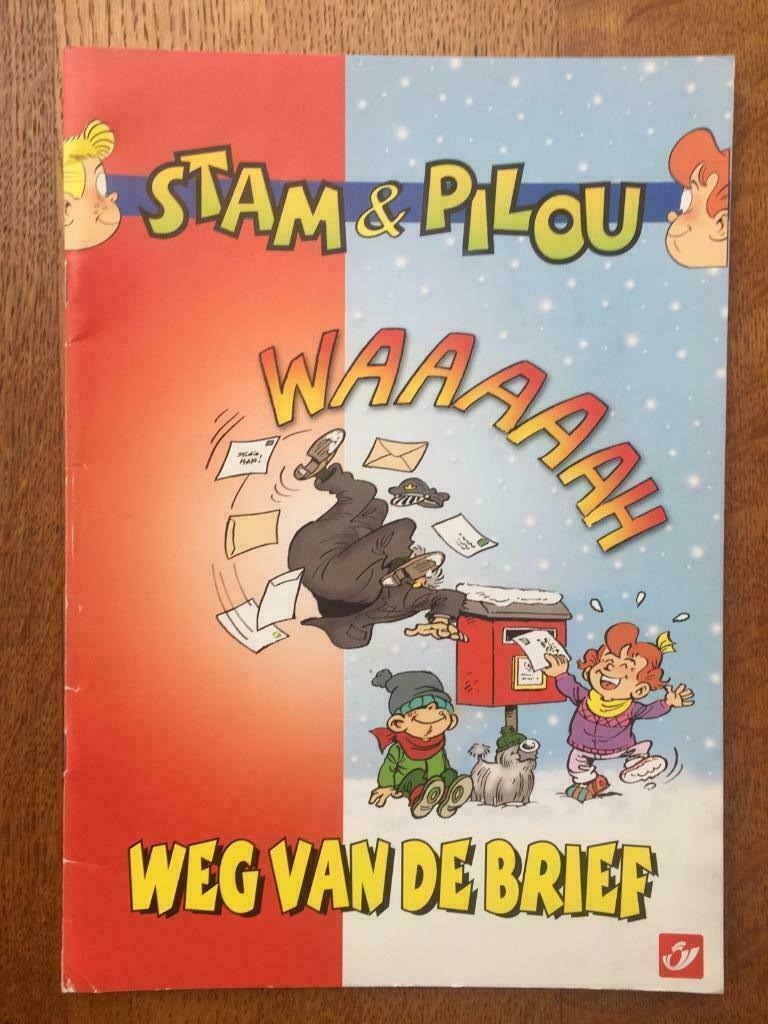 Stam & Polou, weg van de brief, uitgave de Post 2009, Eén stripboek, Hec Leemans, Ophalen of Verzenden, Zo goed als nieuw