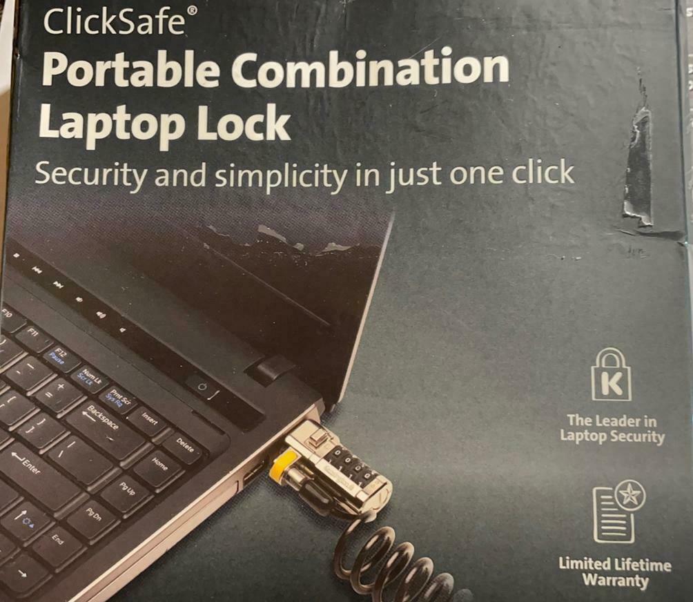 Verrou pour ordinateur portable Kensington ClickSafe, TV, Hi-fi & Vidéo, Enlèvement ou Envoi, Neuf