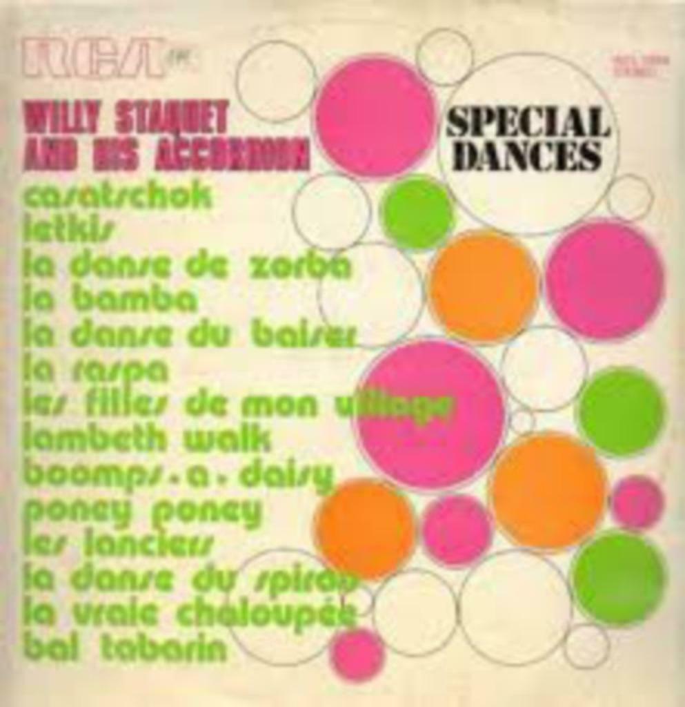 Willy Staquet And His Accordion ‎– Special Dances, CD & DVD, Enlèvement ou Envoi, 12 pouces