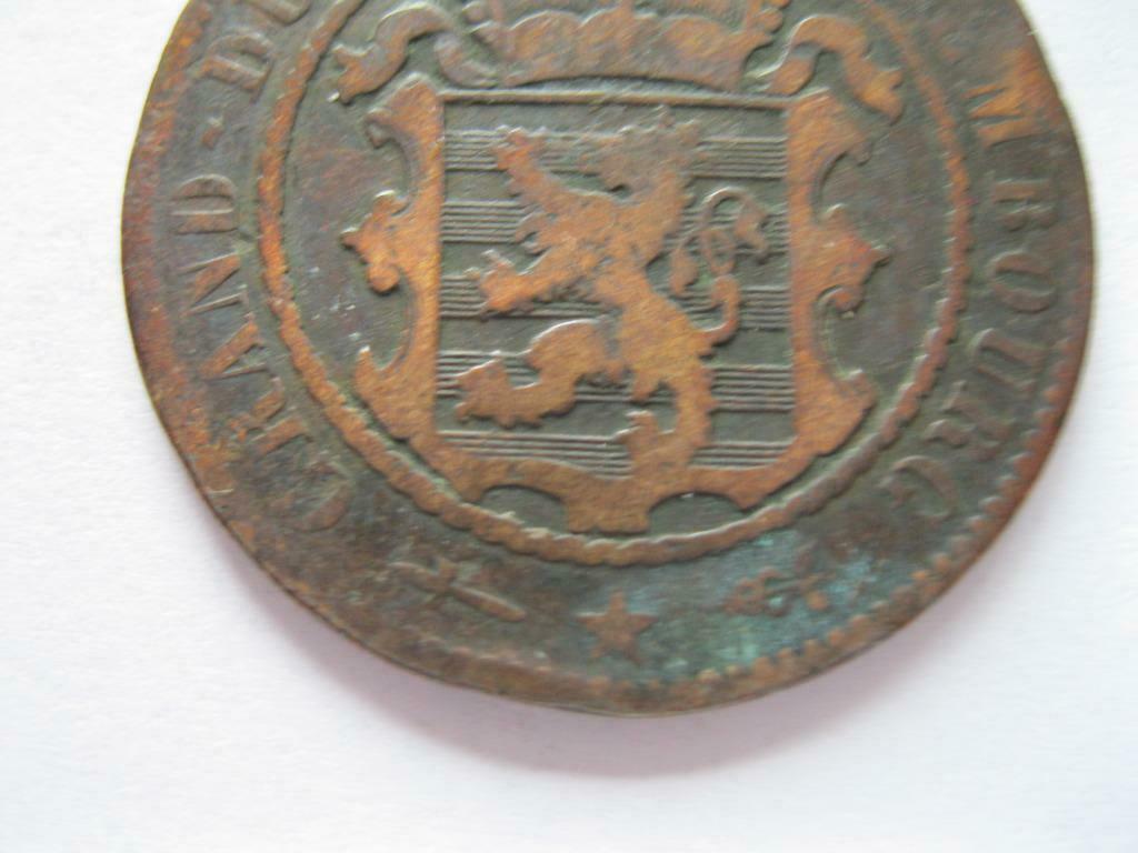 10 Centimes 1854 Luxembourg, Ophalen of Verzenden, Overige landen, Losse munt