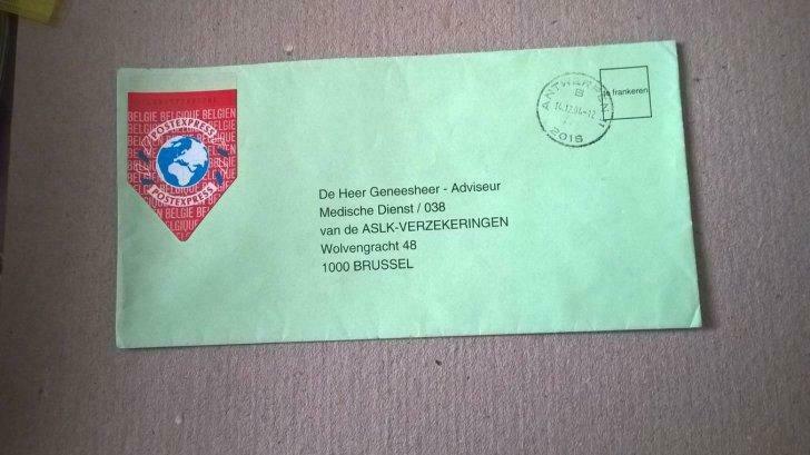 Vignette postexpress, Envoi