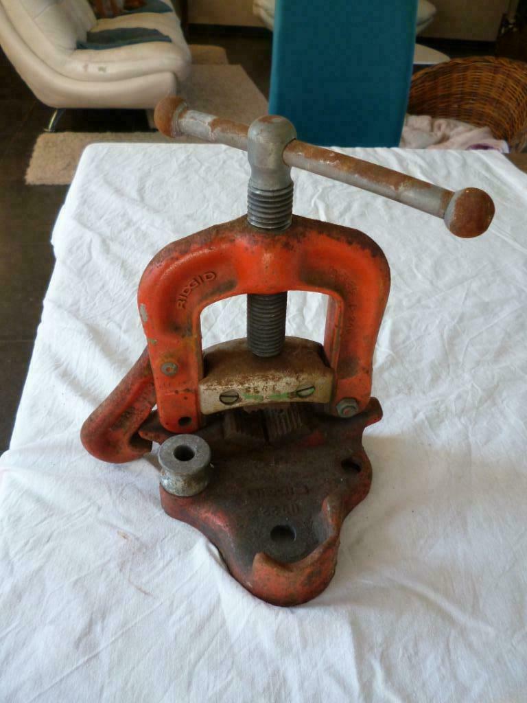 Manuele draadsnijmachine RIDGID E-628 buizendraad, Doe-het-zelf en Bouw, Ophalen, Gebruikt