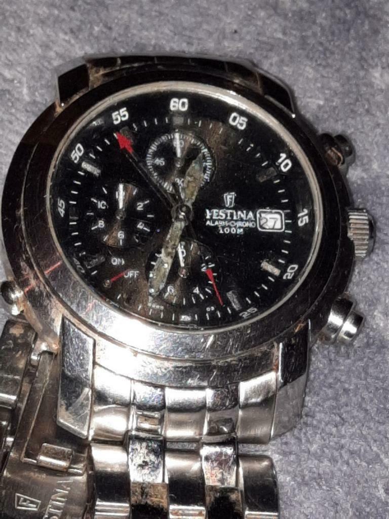 FESTINA 10 ATM  300, Bijoux, Sacs & Beauté, Montres | Hommes, Montre-bracelet, Autres marques, Enlèvement ou Envoi, Acier