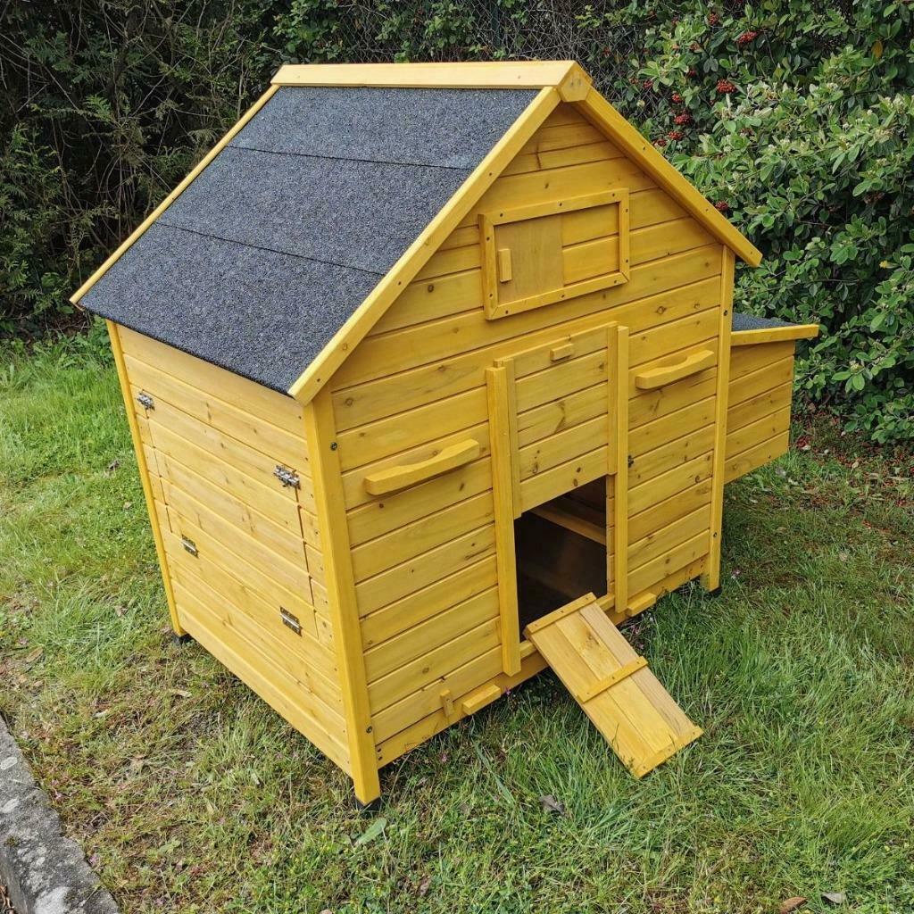 Poulailler XXL abri 8 poules GEANT enclos poule coq parc xxl, Animaux & Accessoires, Envoi, Neuf, Poulailler