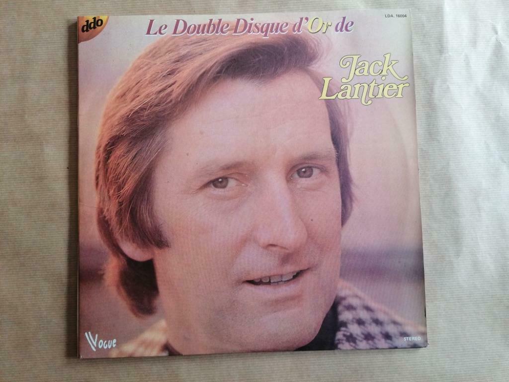 Double 33T  JACK LANTIER – LE DOUBLE DISQUE D'OR DE  Label:, CD & DVD, Vinyles | Compilations, Enlèvement ou Envoi