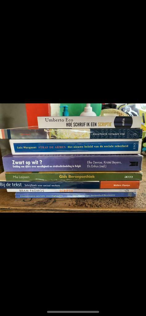 Studieboeken sociaal werk artevelde Hogeschool, Ophalen of Verzenden, Zo goed als nieuw