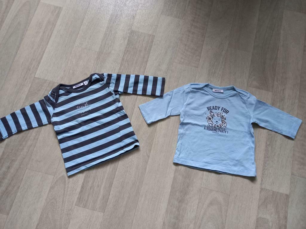 setje 2 longsleeves Mexx maat 62, Kinderen en Baby's, Babykleding | Maat 62, Mexx, Ophalen of Verzenden, Zo goed als nieuw, Jongetje