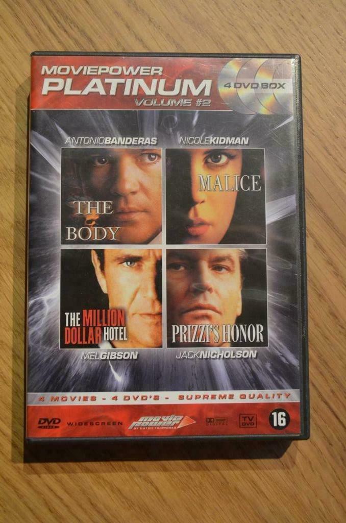 Moviepower platinum volume 2 (4 dvd box)(thriller/misdaad), Vanaf 12 jaar, Ophalen of Verzenden, Maffia en Misdaad
