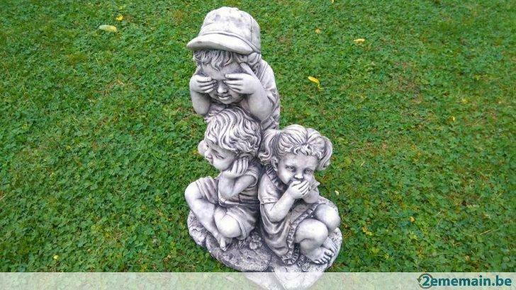 Hoor niets, zie niets en zeg niets in Stone Pat, Tuin en Terras, Ophalen, Nieuw, Steen, Mensenbeeld