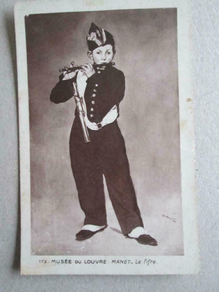 oude postkaart : Manet, Envoi