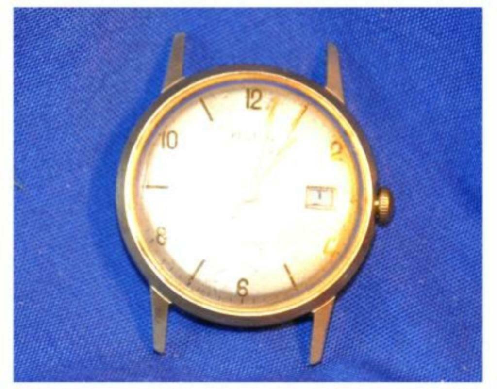 §§ montre kelton homme plaque or vintage, Collections, Collections Autre, Enlèvement ou Envoi, Utilisé