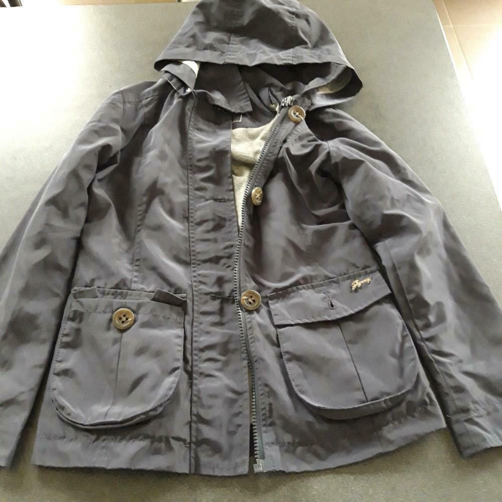 Donkerblauwe regenjas maat 128 Gymp, Ophalen of Verzenden, Zo goed als nieuw, Meisje, Jas