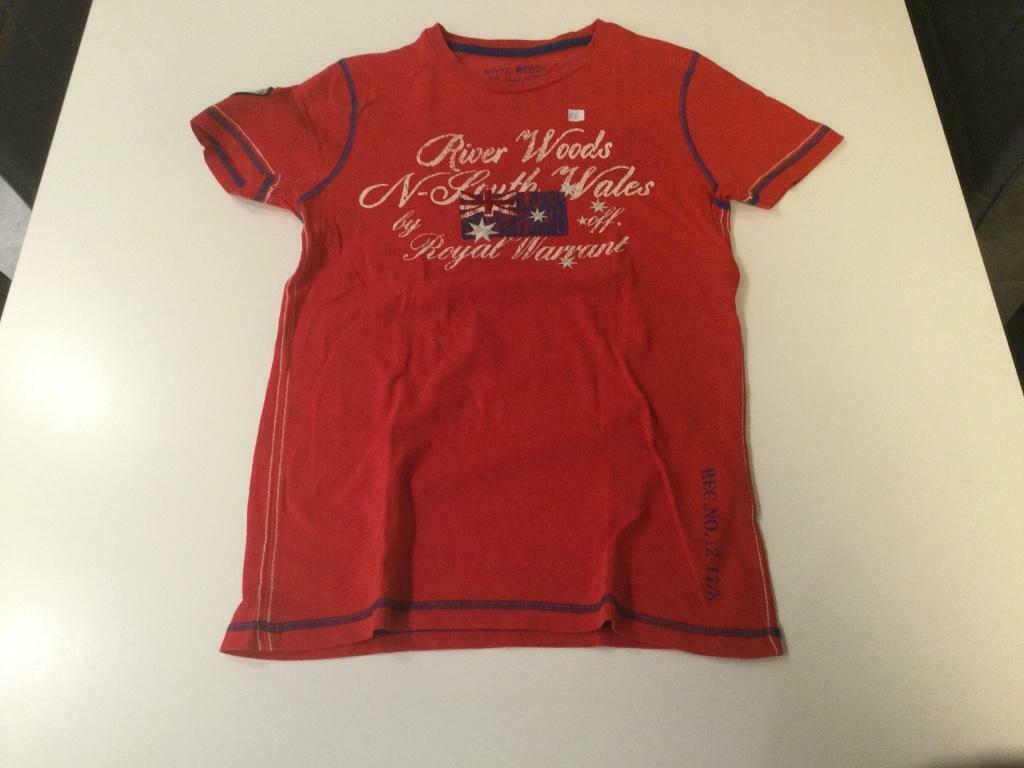 3 t-shirts met korte mouwen River Woods maat 140, Kinderen en Baby's, Kinderkleding | Maat 140, Gebruikt, River Woods, Ophalen of Verzenden