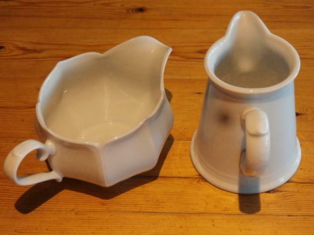 cruches à lait blanches (2ex), Enlèvement ou Envoi, Utilisé