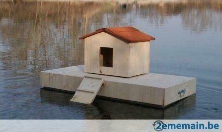 Nichoir à canards + îlot FLOTTANT abri canard colvert NEUF, Animaux & Accessoires, Volatiles | Accessoires, Neuf, Envoi