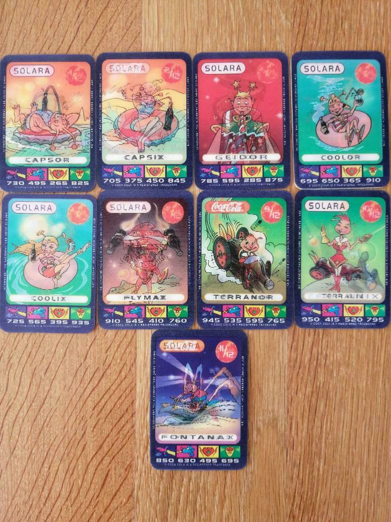 Lot "Spacix" cartes effet 3D 1996, Collections, Actions de supermarché, Enlèvement ou Envoi