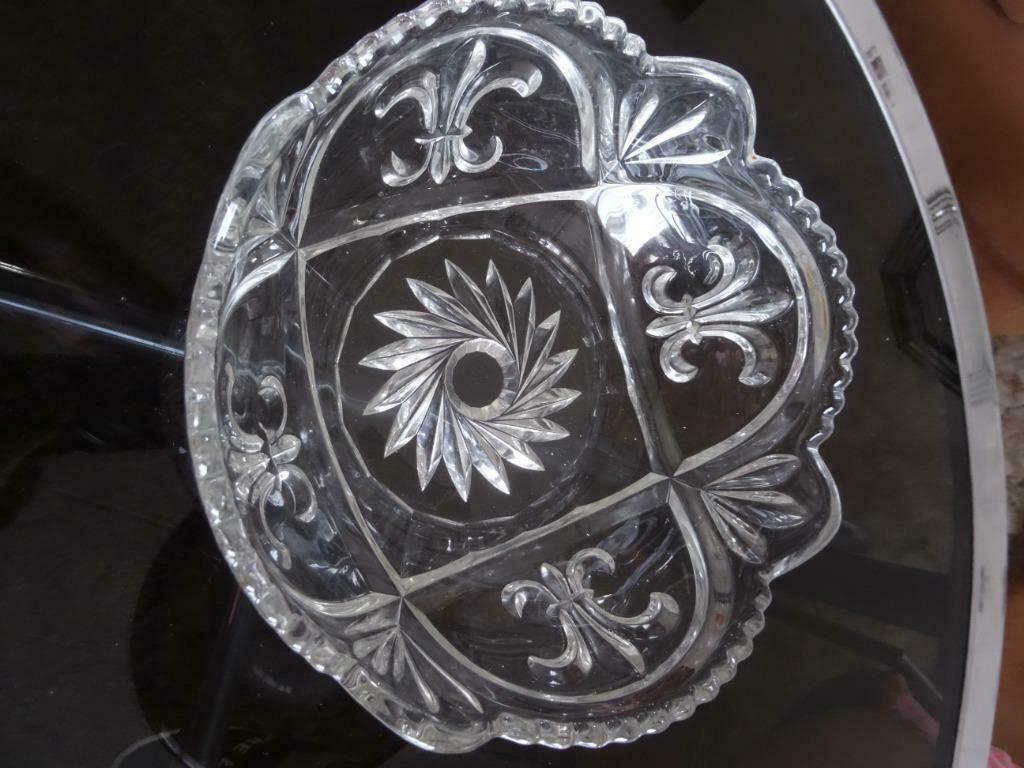 Plat en cristal, Antiquités & Art, Enlèvement ou Envoi