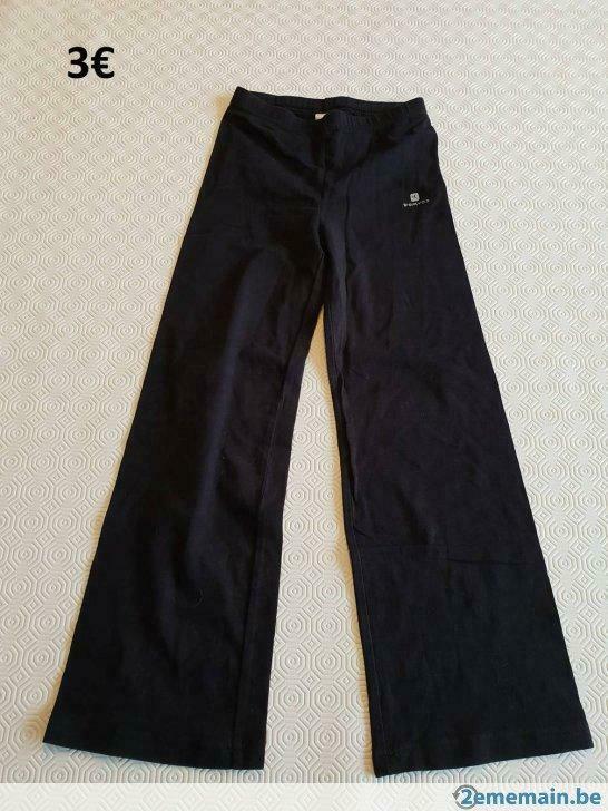 Pantalon training fille Domyos noir 6 ans 115/124cm, Enlèvement ou Envoi