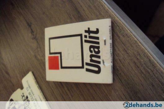 Unalit, Gebruikt, Luciferdoosjes of -merken