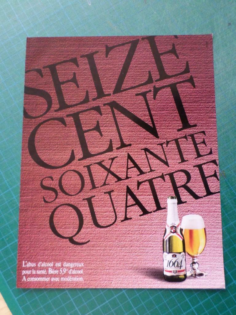 Kronenbourg bière - publicité papier - 1991, Collections, Marques & Objets publicitaires, Enlèvement ou Envoi, Utilisé, Autres types